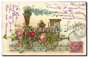 Postcard Old Train