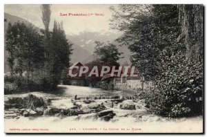 Old Postcard Luchon The fall picnic