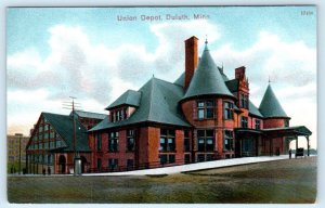 2 Postcards DULUTH, Minnesota MN ~ Incline Railway UNION RAILROAD DEPOT c1910s 