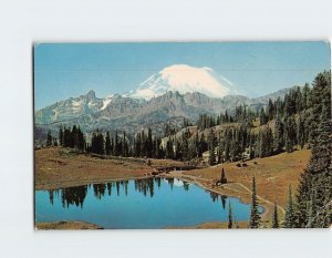 Postcard Tipsoo Lake, Mt. Rainier National Park, Washington