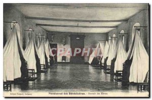 Postcard Old Benedictines of Boarding Dorm Pupils