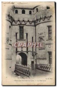 Old Postcard Chateau de Chaumont Sur Loire The Pont Levis