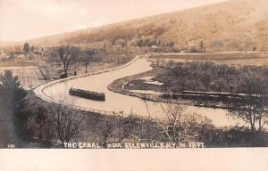 Real Photo Ellenville, New York, USA D & H Canal Unused, Undivided back Era (...
