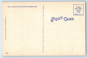 c1940 Bethany West Virginia WV Postcard Side Board Dining Room Campbell Mansion