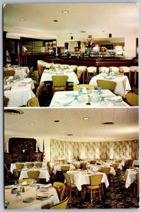 Vtg Brielle New Jersey NJ Dinner Bell Restaurant & Cocktail Lounge View Postcard