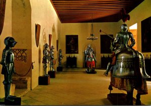 Spain Segovia Alcazar Castle Generel View Of The Antechamber