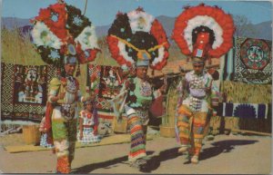 Postcard Pan American Airlines Native American Dance Oaxaca Mexico