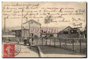 Bourg de Peage - Station Tramway - Old Postcard TOP