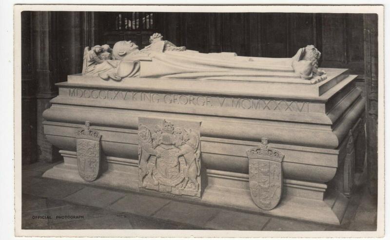 Berkshire; Tomb Of King George V, St Georges Chapel, Windsor PPC Unused, c 30's