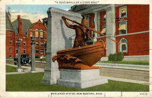 MA - New Bedford. Whaleman Statue