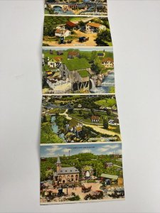 AAA Greetings from Roadside  America Recommended Attractions Postcard Folder