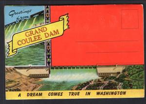 Grand Coulee Dam,WA Souvenir Folder