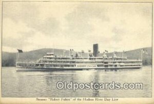 Steamer Robert Fulton, Hudson River, New York, NY USA Steam Ship Unused light...