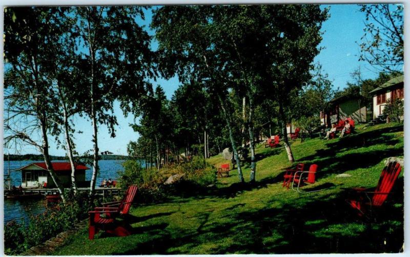 KENORA, ONTARIO Canada  Roadside  BIRCHWOOD TERRACE  1969  Postcard