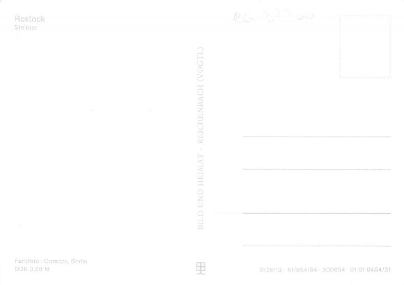 BG33300 rostock steintor   germany train railway