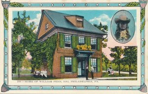 Philadelphia PA Pennsylvania Mansion Home of William Penn - Fairmount Park - DB