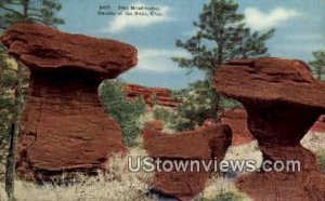 Two Mushrooms - Garden of the Gods, Colorado CO  