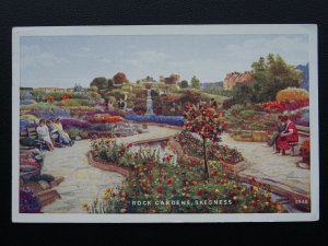 Lincolnshire SKEGNESS The Rock Gardens c1950's Postcard by H. Coates & Sons