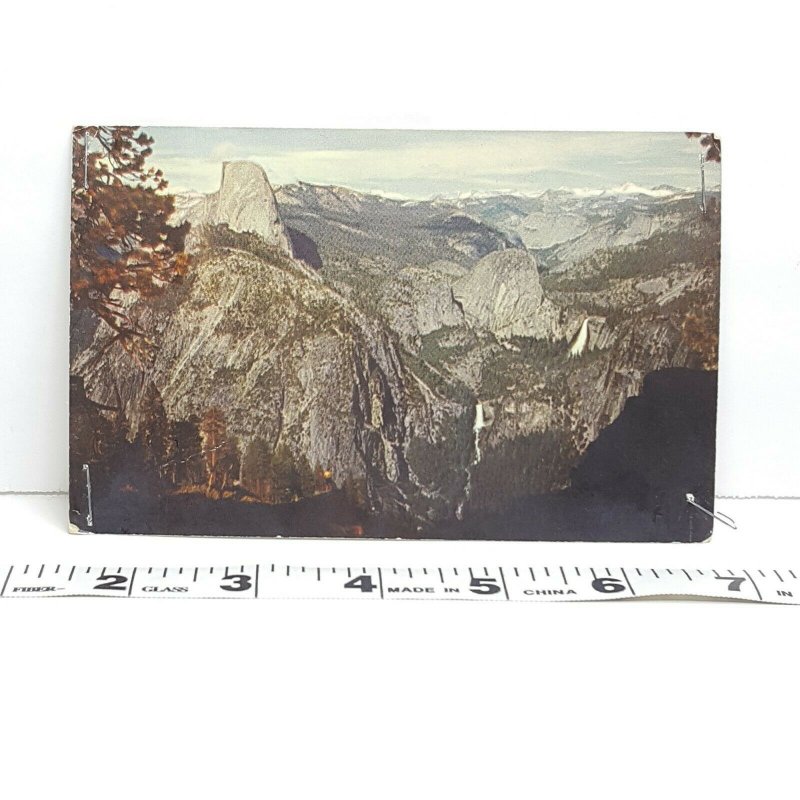 Vintage Postcard Yosemite National Park 1960s
