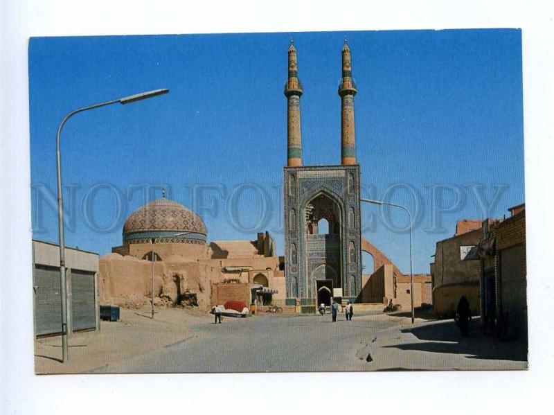 192852 IRAN YAZD cathedral mosque old photo postcard