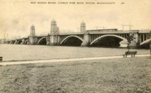 MA - Boston. West Boston Bridge, Charles River Basin