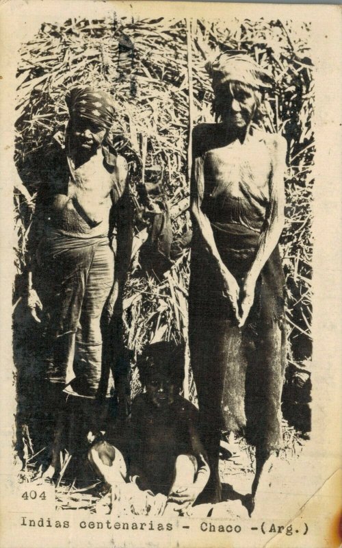 Argentina Indias Centenarias Chaco RPPC 05.91