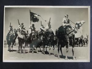 Mint WW 1 British Arab Legion RPPC Postcard Soldiers on Camels Camelry