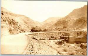 RPPC View of Salt River Bridge Hwy 60 AZ Vintage Postcard F68