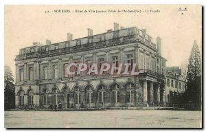 Old Postcard Bourges Hotel of former City Palace Archeveche The front