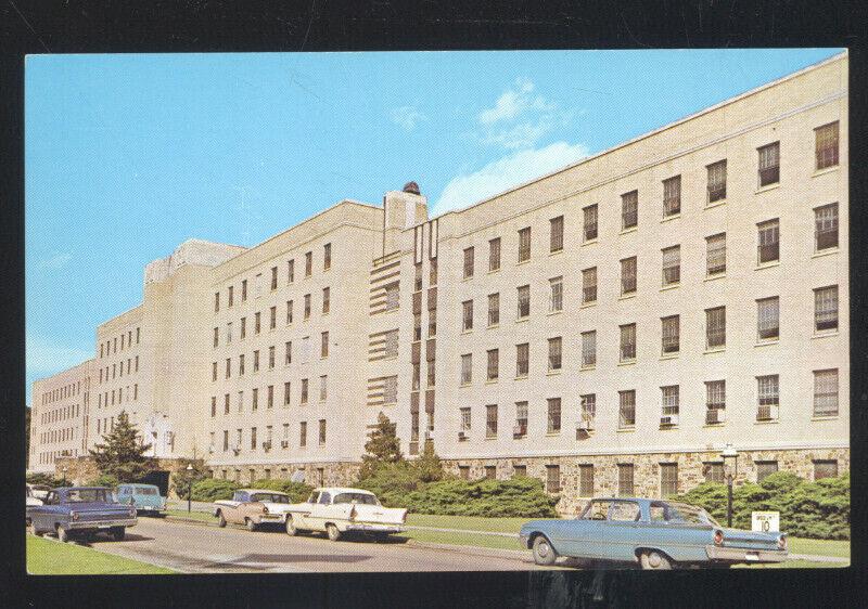 BOONEVILLE ARKANSAS TUBERCULOSIS SANATORIUM 1960;s CARS VINTAGE POSTCARD