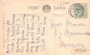 A741 England 1906 Royal Baths Harrogate vintage postcard