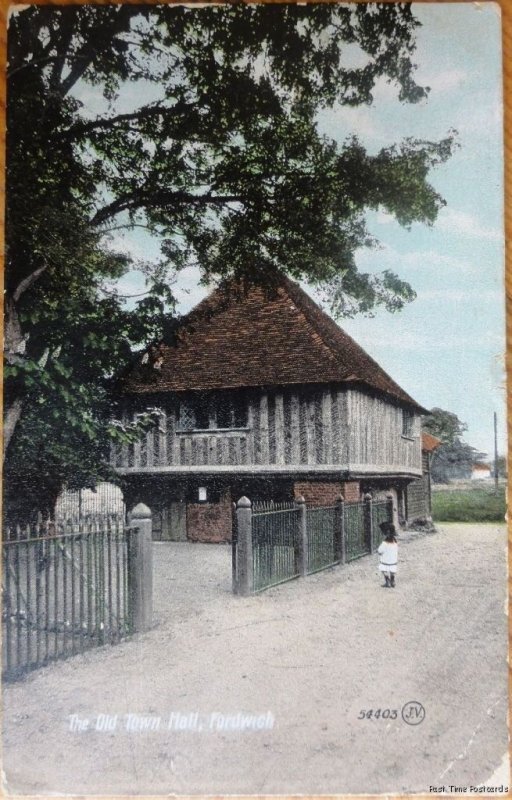 c1909 - The Old Town Hall - King Street - Fordwich