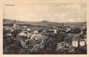 ROKYCANY CZECH REPUBLIC~TOTALSICHT-PANORMA 1910s PHOTO POSTCARD