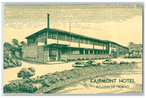 Kojimachi Tokyo Japan Postcard Fairmont Hotel c1910 Antique Unposted