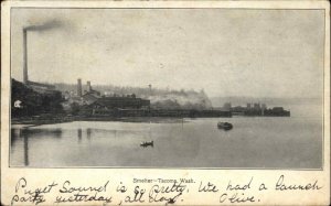 Tacoma Washington WA Smelter Smelting Factory c1910 Vintage Postcard