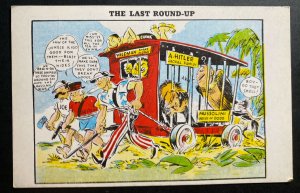 Mint USA Patriotic Picture Postcard PPC The Last Round Up