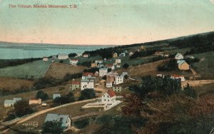 Vintage Postcard 1920 The Village Marble Mountain C.B. Nova Scotia Canada CAN