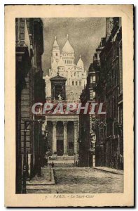 Old Postcard Paris Le Sacre Coeur