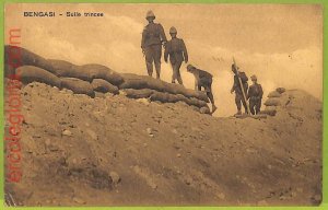 af5877 - LIBYA - VINTAGE POSTCARD - Benghazi - 1912 - Military-