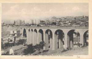 Algeria Constantine Vue d'ensemble edt Pont Sidi Rached Vintage Postcard 07.17