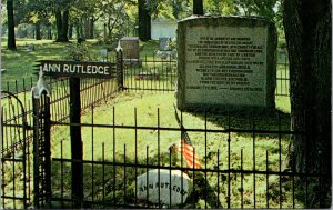 Illinois, Petersburg - Grave Of Ann Rutledge - [IL-321]