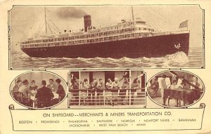 SS Dorchester Jul 18th, 1935 Merchant & Miners Transportation CO Ship Line Ship 