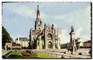 Postcard Modern Ste Anne D & # 39Auray La Fontaine And The Basilica