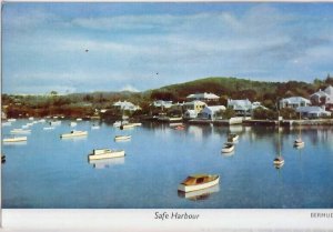 VINTAGE POSTCARD THE FOOT OF THE LANE SAFE HARBOR BERMUDA