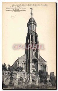 Old Postcard Mont Saint Michel Mercure Vendee Tower of the church culmination...