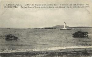 Vintage Postcard; French Guinea Dragon-Tree Light House, Pass of Conakry