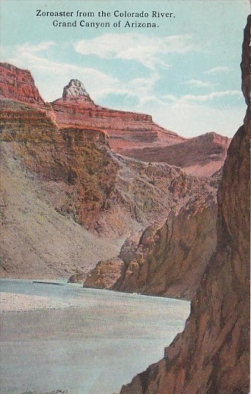 Arizona Grand Canyon Zoroaster From The Colorado River