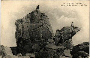 CPA Roscoff- Rochers de Per Haridy FRANCE (1026212)