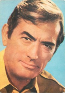 Actors ACIM Postcard Movie star Gregory Peck