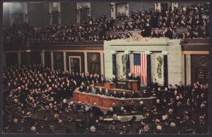 US Congress in Session,Washington,DC Postcard